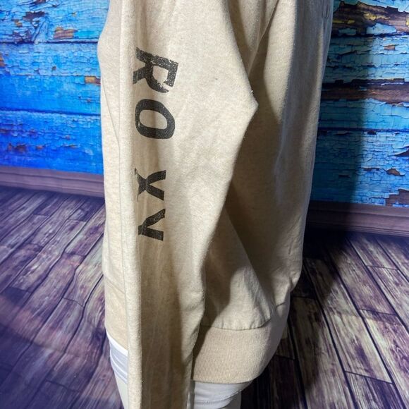 Roxy heathered light pink sweatshirt medium - Picture 3 of 5